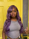 Dorsanee Violet Lavender Purple 13X4 Lace Front Human Hair Wigs 200 Density