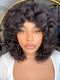 Dorsanee Voluminous Chic Natural Curly Full-bodied Look Bob Human Hair Wig