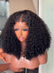 Dorsanee Voluminous Kinky Curly Shoulder Length Short Bob 13x4 Lace Front Human Hair Wigs