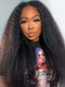 Yaki Straight V Part Wigs Human Hair for Women Glueless Upgrade U Part Wigs Machine Made Clips in V Part Wig Leave Out Real Scalp Beginner Friendly Natural Color