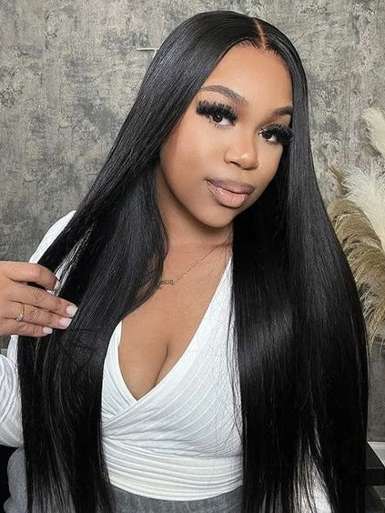 5x5 Straight Glueless Wig Pre Plucked HD Lace Wigs Wear Go Human Hair Wigs