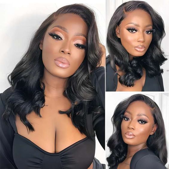 Two Wigs = $129 | 12" 13x4 Lace Front Straight Bob Wig +  14" 13x4 Lace Front Body Wave Bob Wig