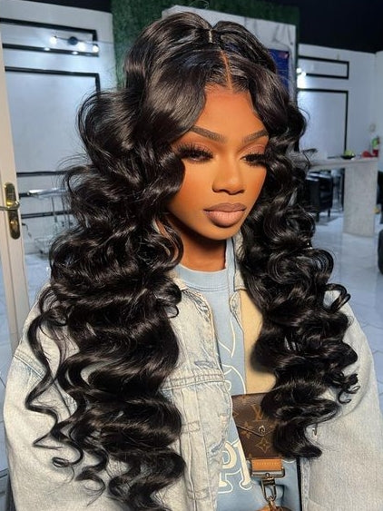 Dorsanee 4x4 Lace Closure Wig Loose Wave Glueless HD Lace Human Hair Wigs