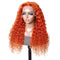 Dorsanee Hair Ginger Colored Water Wave 13x4 HD Human Hair Lace Wig Black Girl