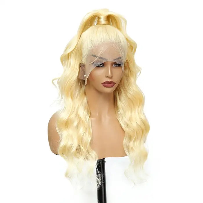 Dorsanee Hair Honey Blonde Body Wave 613 Hair Color 13x4 HD Lace Front Human Hair Wig