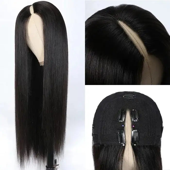 Dorsanee hair stright V part wigs for black girls