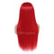 Dorsanee Hair Red 13x4 Lace Front Brazilian Straight Pre Plucked HD Transparent Lace Frontal Human Hair Wig