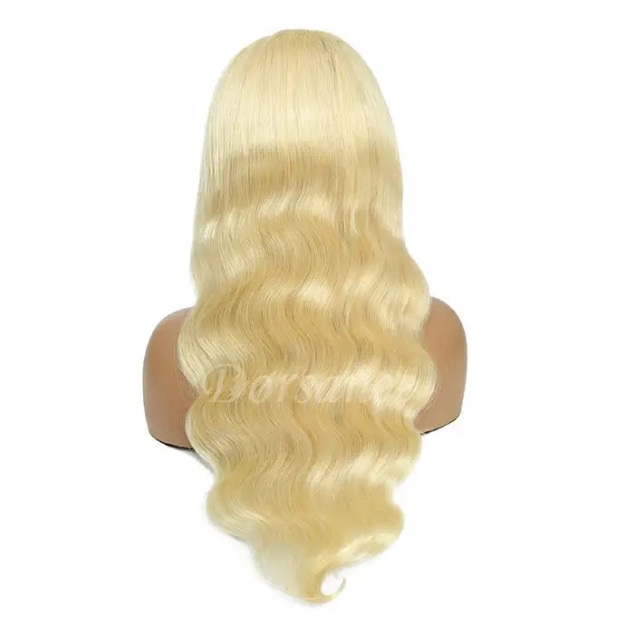 Dorsanee Hair Honey Blonde Body Wave 613 Hair Color 13x4 HD Lace Front Human Hair Wig