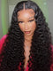 Deep Wave 6*4 Transparent HD Lace Frontal Best Glueless Wigs Curly Natural Hair