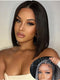 Dorsanee Wear Go Glueless 6x4 Lace Closure Short Straight Bob Human Hair Wigs