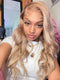 lissluvv333 same hairstyle- Highlight p18/613 Straight Glueless Lace Wig Human Hair Wigs For Black Women