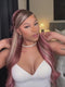 Dorsanee 200 Density Pink Blonde Brown Highlights 13x4 Lace Front Body Wave Hair Wig