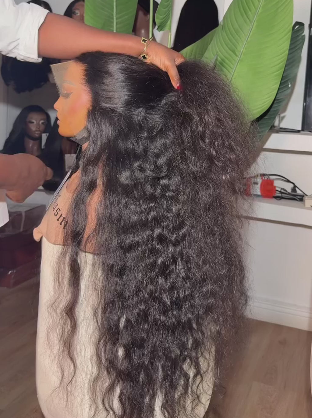 Dorsanee 42 40 38 36 34 32 30 inch Long 13x4 HD Lace Front Human Hair Wig Straight Body Water Wave Wigs