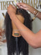 Dorsanee 250 300 Density Fluffy Kinky Curly Coils 13x4 Lace Front Human Hair Wig