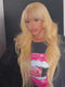 Dorsanee Blonde 613 Body Wave 13x4 Lace Front Human Hair Wigs With Bangs