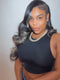 Dorsanee Balayage Black Blonde Streaks 13x4 Lace Front Virgin Human Hair Wigs