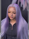 Dorsanee Lavender Purple Bone Straight 13x4 HD Lace Front Virgin Human Hair Wigs