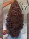 Dorsanee Chocolate Brown Bouncy Loose Wave 300 Density 13x4 Lace Front Human Hair Wigs