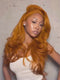 Dorsanee Vibrant Pumpkin Copper Orange 13x4 Lace Front Virgin Human Hair Wig