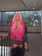 Dorsanee Ombre Blonde Pink 13x4 Lace Front Virgin Human Hair Wigs 200 Density