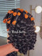 Dorsanee Tight Spiral Deep Curls Short Bob Machine Made Human Hair Wigs