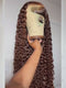 Dorsanee Choclate Brown Burmesely Curly 13x4 Lace Front Human Hair Wigs