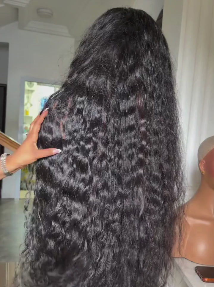 Dorsanee 300 400 Density Water Wave 13x4 Lace Front Virgin Human Hair Wig