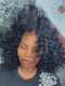 Dorsanee Shoulder Length Short Bob Deep Curls 13x4 HD Lace Front Human Hair Wigs