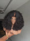Dorsanee Dark Chocolate Brown Defined Deep Curly Short Bob 13x4 Lace Front Human Hair Wigs