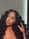 Dorsanee 250 300 Density Loose Deep Wand Curls 13x4 Lace Front Virgin Human Hair Wig