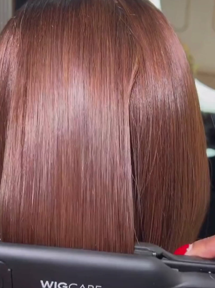 Dorsanee 8 10 12 inch Short Bob Ombre Black Warm Chocolate Brown 13x4 Lace Front Virgin Human Hair Wigs