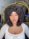 Dorsanee Voluminous Chic Natural Curly Full-bodied Look Bob Human Hair Wig