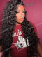 Water Wave Pre Plucked Glueless Wigs Lace Frontal Wigs Beginner Friendly
