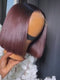 Dorsanee 8 10 12inch Short Bob Chestnut Burgundy Red Chocolate Brown Elegant 13x4 Lace Frontal Human Hair Wigs