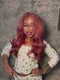 Dorsanee Luxury Dusty Rose Copper Auburn Red 13x4 Lace Front Virgin Human Hair Wigs 200 Density