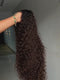 Dorsanee Chocolate Brown Burmese Curly 13x4 Lace Front Human Hair Wig 250 300 Density
