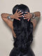 Dorsanee Curtain Bangs Body Wave 13x4 Transparent HD Lace Front Human Hair Wigs