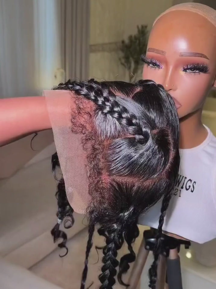 Dorsanee Full Lace Part Anywhere Natural Hairline Realistic Scalp Human Hair Wig Versatile Styling
