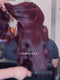 Dorsanee 99J Burgundy Red Loose Body Wave 300 Density 13x4 Lace Front Human Hair Wigs