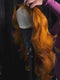 Dorsanee Vibrant Pumpkin Copper Orange 13x4 Lace Front Virgin Human Hair Wig