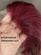 99J Burgundy Color Body Wave Hair 13x4 Lace Front Wigs Pre Plucked Hairline