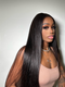 Dorsanee Big Head Friendly Large Cap 13x4 Lace Front Straight Human Hair Wigs